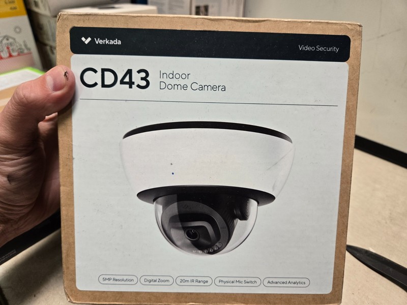 Verkada CD43 – Indoor Dome Security Camera Factory sealed!