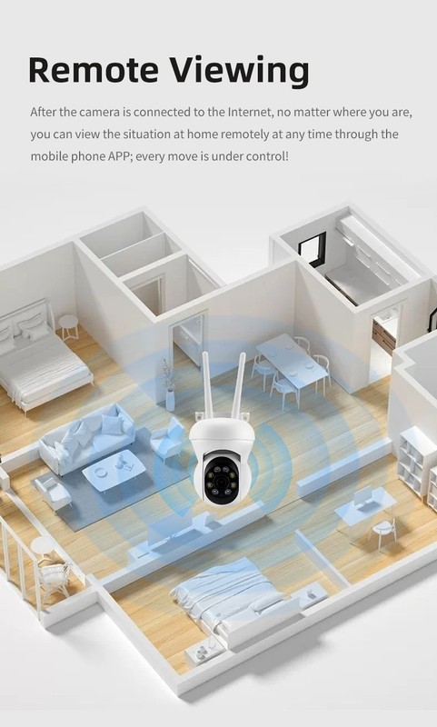 K21 Wifi PTZ Home Camera 1080P 2MP Full-color Night Vision Motion Detection gallery