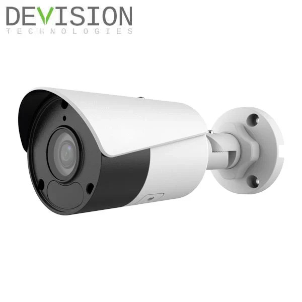 Devision IP 4MP Mini Bullet Camera Fixed 4mm Lens Outdoor WDR IP67 50m IR w Mic