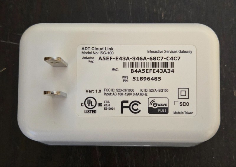 ADT ISG-100 Gateway Cloud Link Pulse Home Automation used gallery