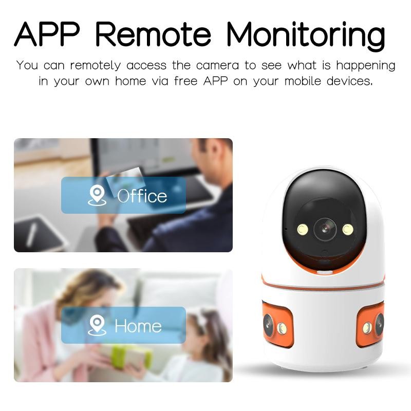 15mp Wifi Ptz Smart Camera with 360° View, Ai Detection, 10x Zoom, Tri‑lens