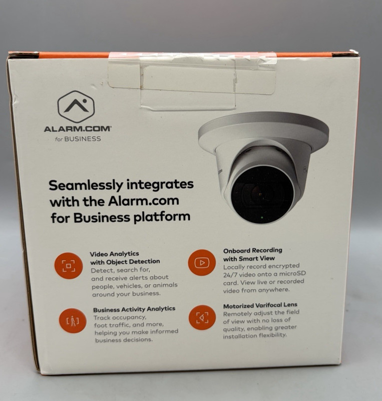 Alarm.com VC838PF PoE 4MP Varifocal Turret Camera - Sealed gallery