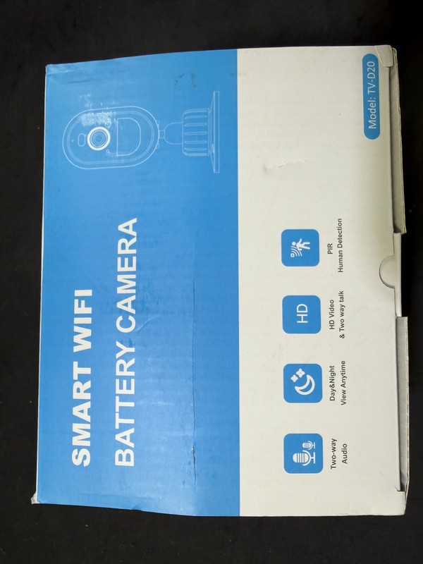 lot of 4 ZEEPORTE Security Smart wifi Battery Camera tv-d20 White FREE SHIPPING gallery