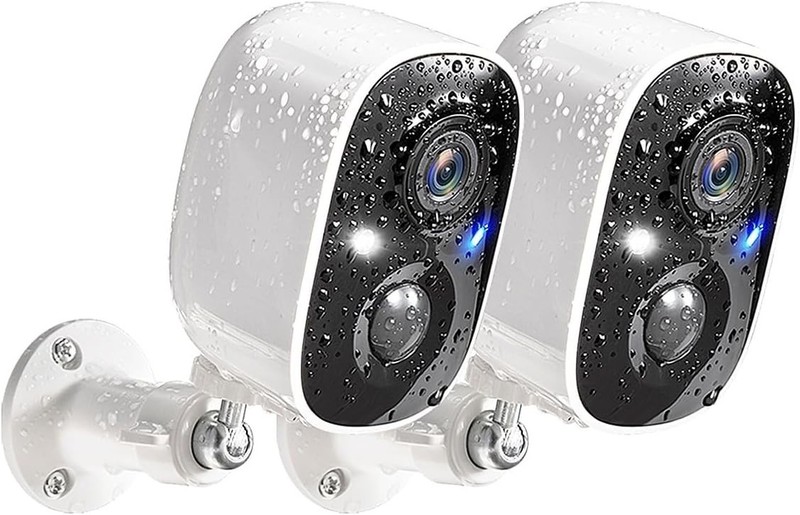 Color Night Vision Motion Detection Camera 2-Pack gallery