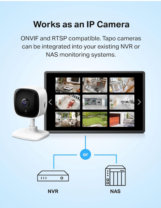 Tp-Link Tapo 1080P Indoor Security Camera For Baby Monitor, Dog Camera W/Motion gallery