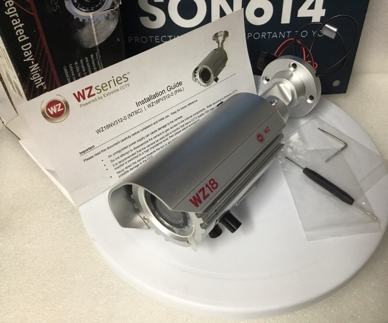 Bosch WZ18NV312-0 CCTV Bullet Camera W/ 3-12mm 550TVL 18LEDs 100ft SN:0690 NEW! gallery