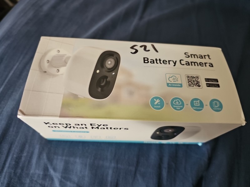 New MaxiViz Security Smart Camera Wireless Outdoor, Battery Powered Sealed