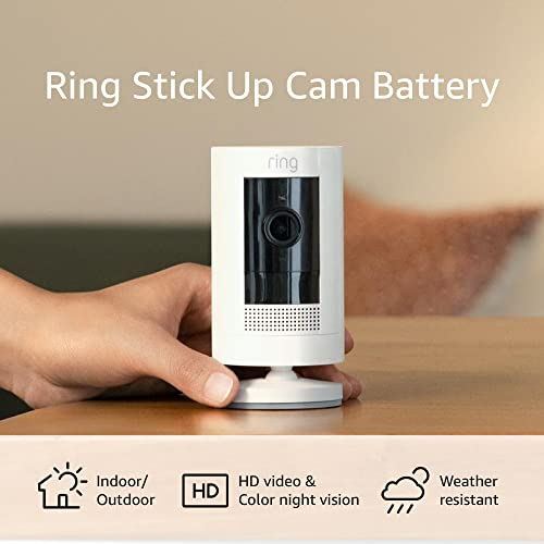 Ring Stick Up Cam Battery HD security camera with custom privacy controls, Simpl gallery