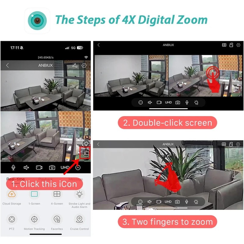 4K HD Solar WiFi Camera Outdoor Built-in Battery 2K Security Solar Panel CCTV gallery