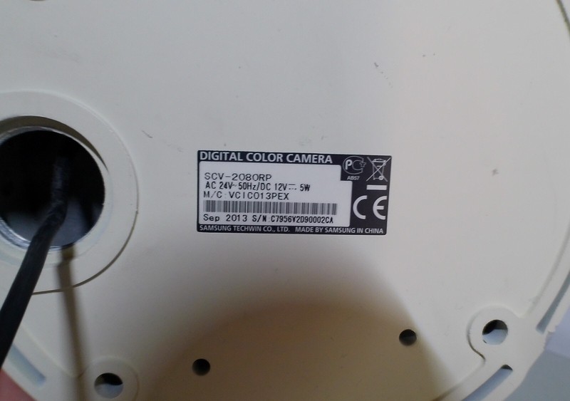 Samsung SCV-2080R 600TV Lines SSNRIII Day/Night IR Dome Security Camera gallery