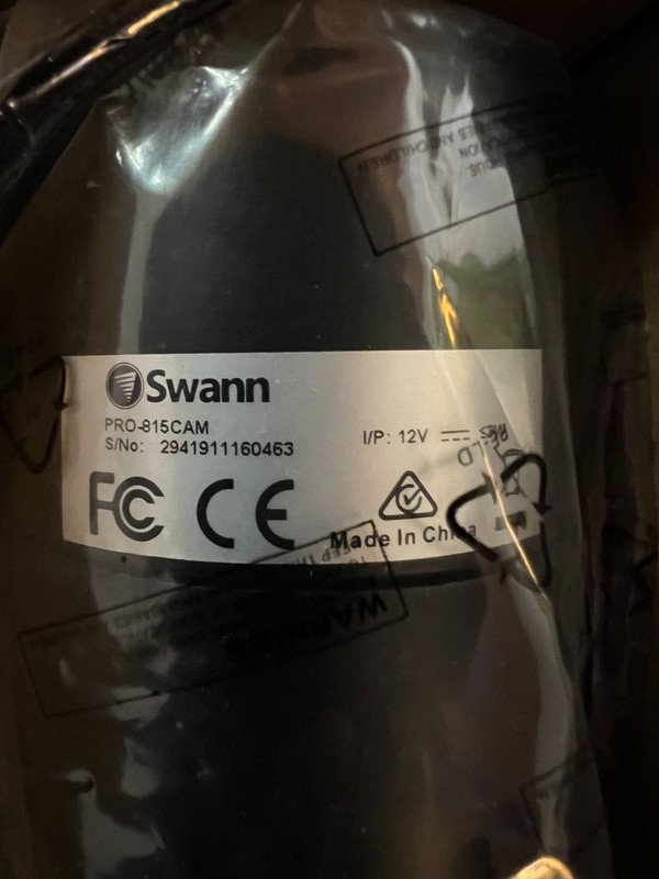 NEW 4 Swann Security Camera Set PRO-815 wired -Black -Outdoor -New In Box gallery