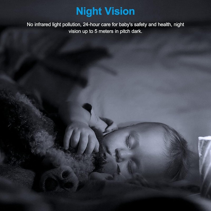 2K WiFi Security Camera with Two-Way Audio & Night Vision for Home Monitoring gallery