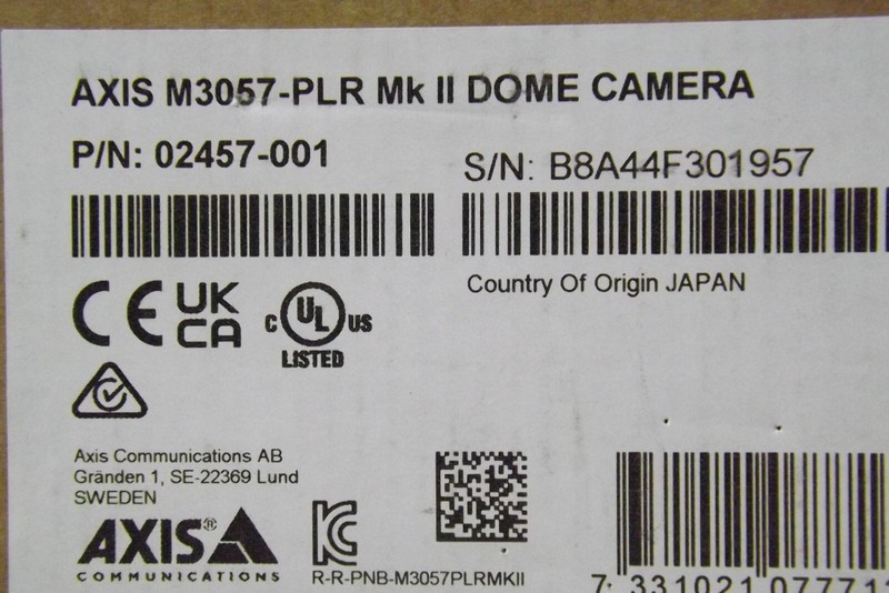 AXIS M3057-PLR Mk II Dome Camera - 360° panoramic view gallery