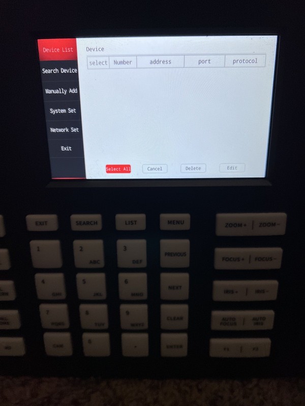 PTZ Controller Camera Controller POE Network 4D Joystick Decoding Keyboard gallery