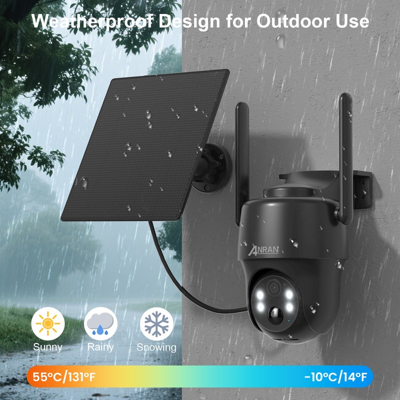 4G LTE Cellular Security Camera No WiFi Solar 2K Outdoor Night Vision & SIM Card gallery