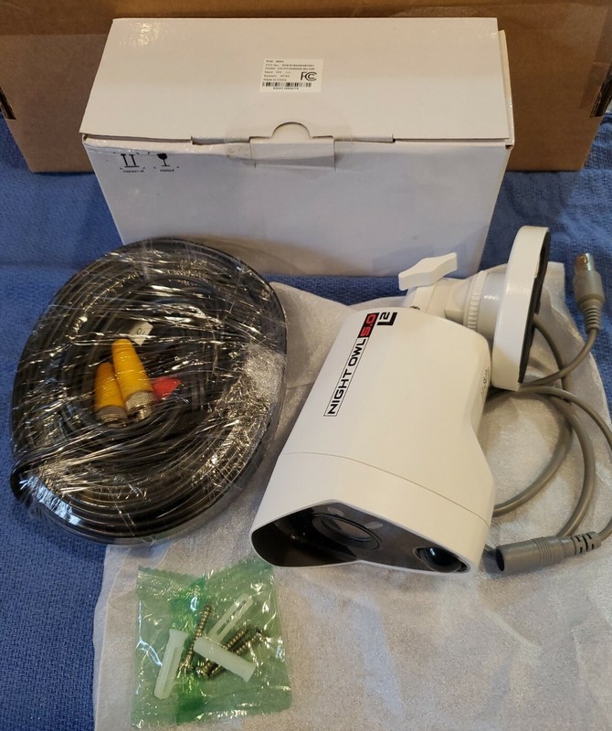 Night Owl BNC 5MP CM-PTHD50NW-BU Extreme HD 5.0 Add-On Camera + 60 ft BNC Cable
