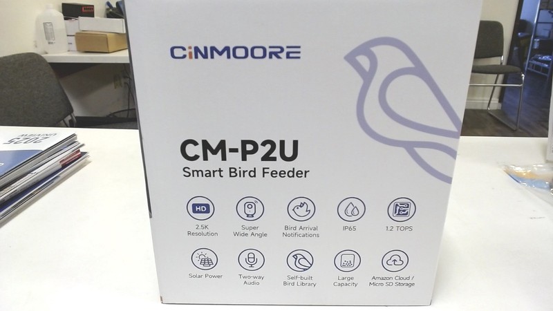 Cinmoore CM-P2U Smart Bird Feeder Solar Wifi gallery