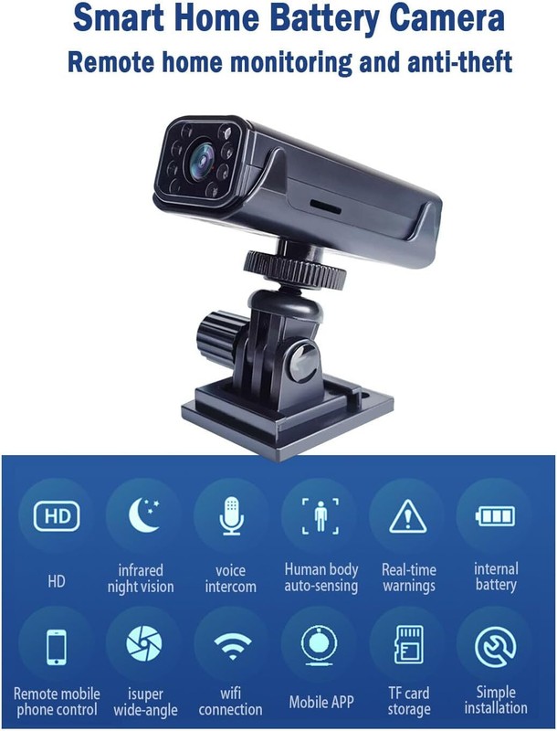 Wireless Camera for Home Security Mini 1080P Wifi Night Vision HD Smart Cameras gallery