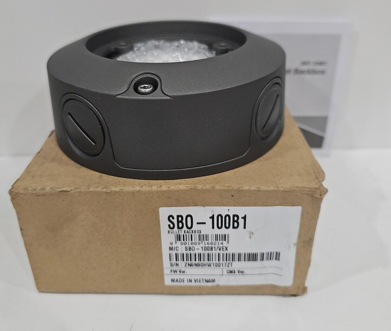 Hanwha Techwin SBO-100B1 Network Bullet Camera Genuine OEM Mounting Back Box