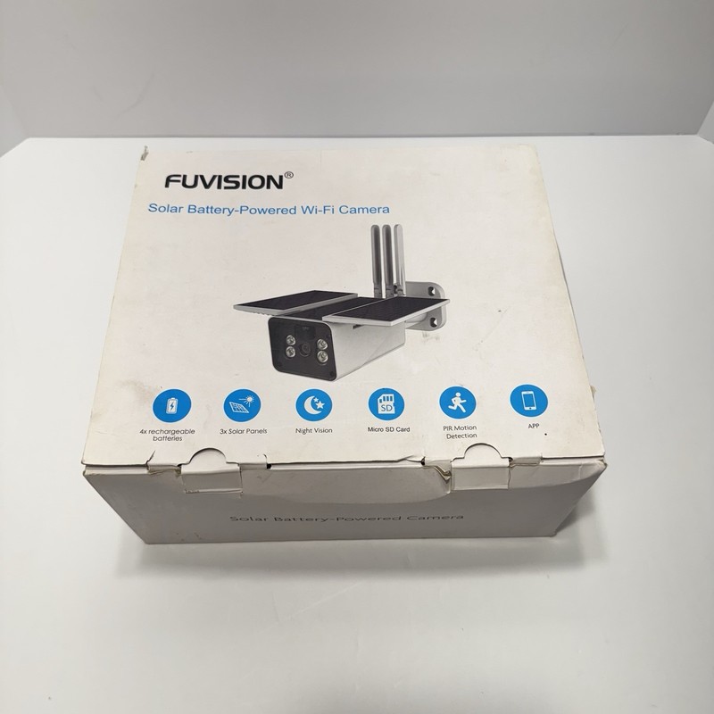 Fuvision A9 Solar Battery Powered WiFi Outdoor Camera 1080p IP66 New Open Box gallery