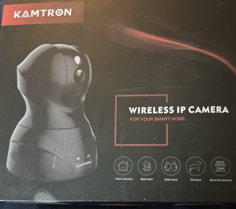 NEW Kamtron WHITE Wireless IP Security Camera