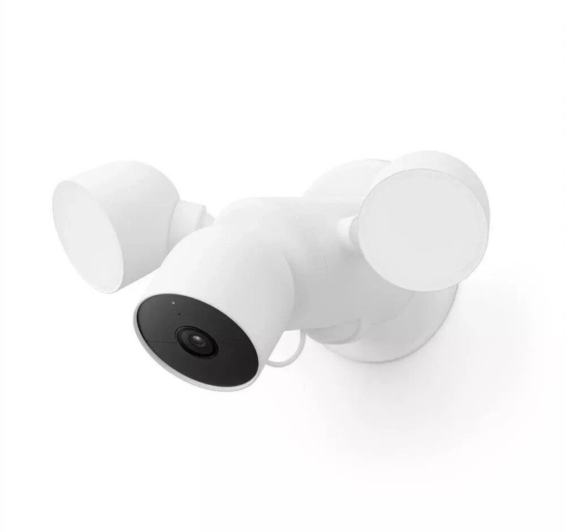 Google Nest Cam With Floodlight Outdoor Surveillance Camera White gallery