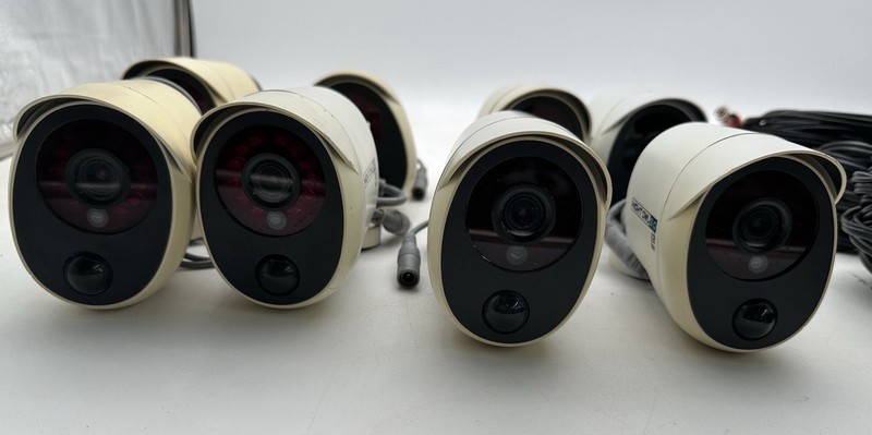 Lot of 8 Night Owl 5.0 L2 5MP Bullet Wired Infrared Security Cameras gallery
