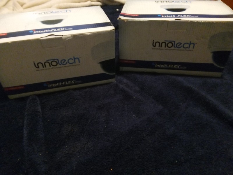 LOT of 2 -innotech Intelli-FLEX series Indoor Dome Security Camera