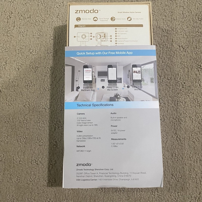 Zmodo 1080P WiFi /Two-Way Audio Camera /Night Vision gallery