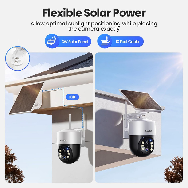 Security Cameras Wireless Outdoor,4K Ultra HD for Day and Night, No Subscription gallery