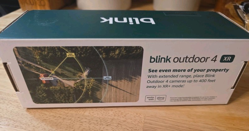Blink Outdoor 4 XR , 4 Camera System w/Sync Module Included - New Sealed gallery