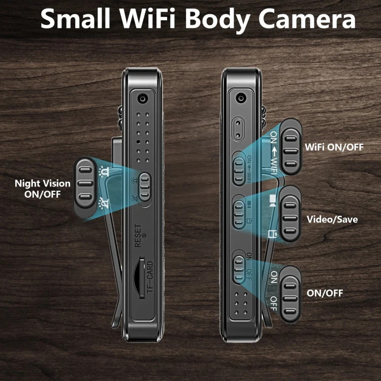 L7 WiFi 1080P HD Night Vision Camera Outdoor Sports Conference Video Recording C gallery