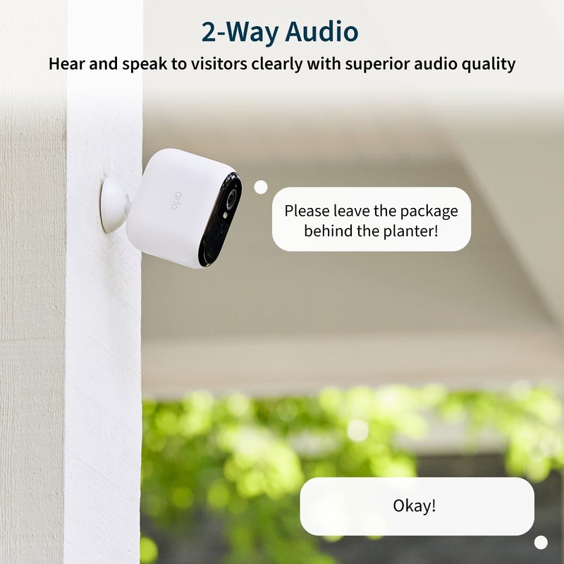 Arlo Essential XL 3 Camera Outdoor Wireless 2K Security System 2nd Gen White gallery