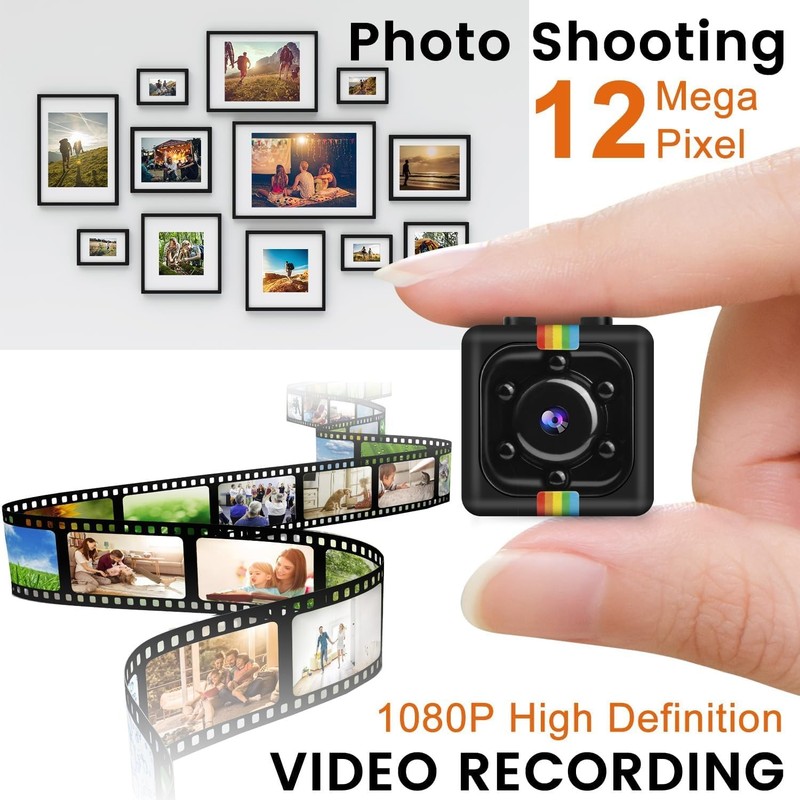 Mini Camera Wireless, 1080P No WiFi Security Camera, Small Cameras with 32GB ... gallery