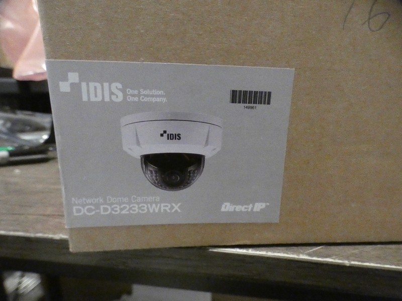 Open Box IDIS Network Dome Camera DC-D3233WRX High Resolution 1080p for Outdoors gallery