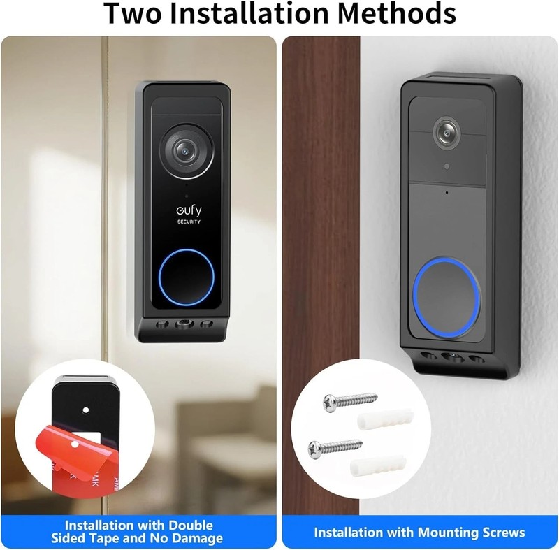 Anti-Theft Video Doorbell Mount for Eufy Doorbell E340/Wyze Duo Cam Doorbell, No gallery