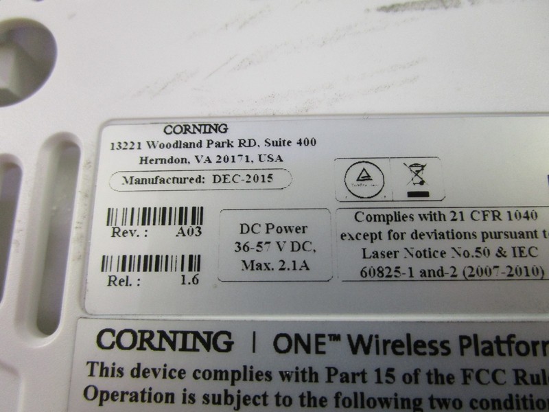 CORNING RAU5US Radio Access Unit, Cell 850, LTE 700 gallery