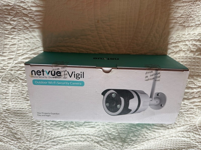 Netvue Vigil Weatherproof Wi‑Fi IP/Network Surveillance Camera Brand New Sealed