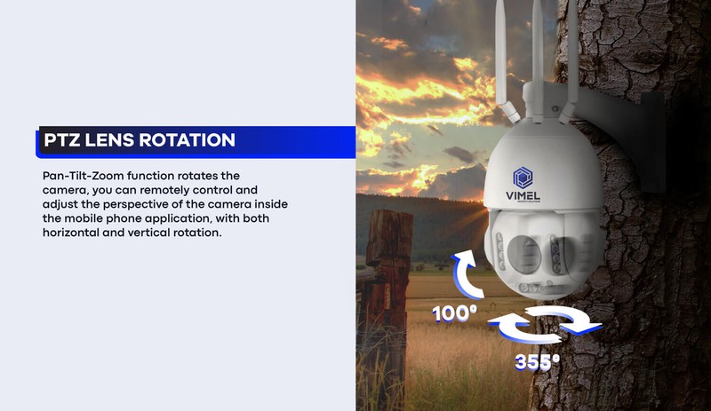 Professional 4G Outdooor Security Camera 24/7 Video Recording Construction PTZ gallery