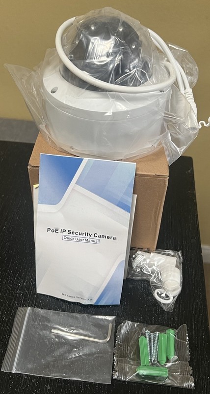 Inwerang 4K 8MP IP Security PT IR Dome Camera Built-in Mic Model IW0IP2082RWMS