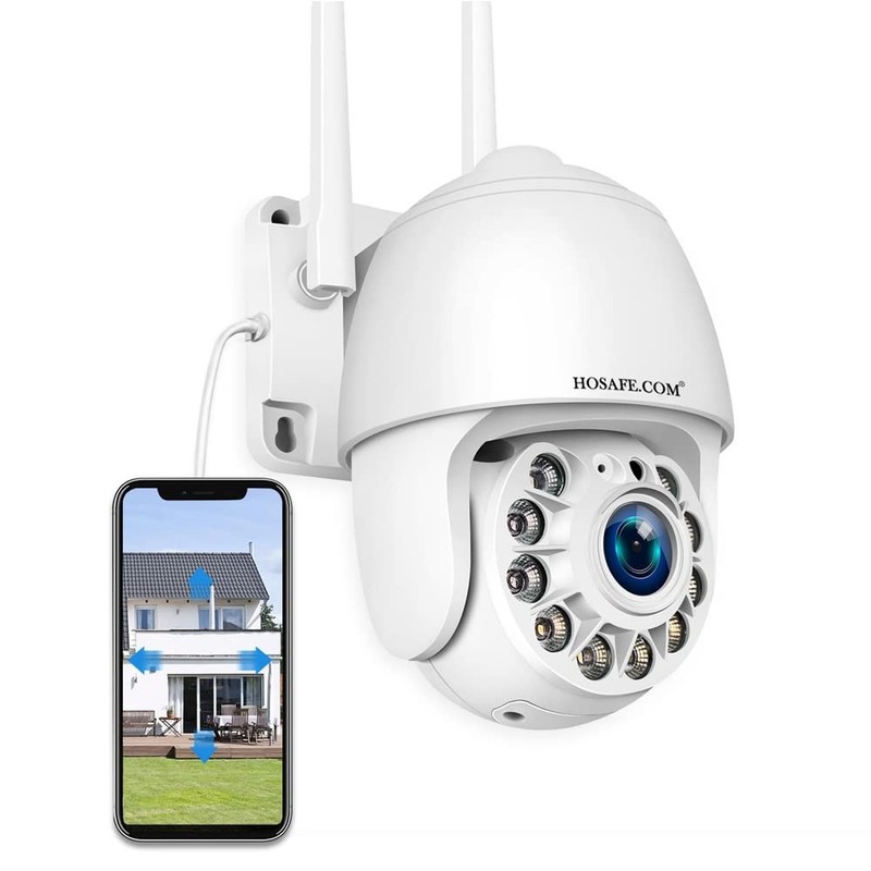 Cameras for Home Security Outdoor WiFi, Plug-in 24/7 Video Surveillance Syste…