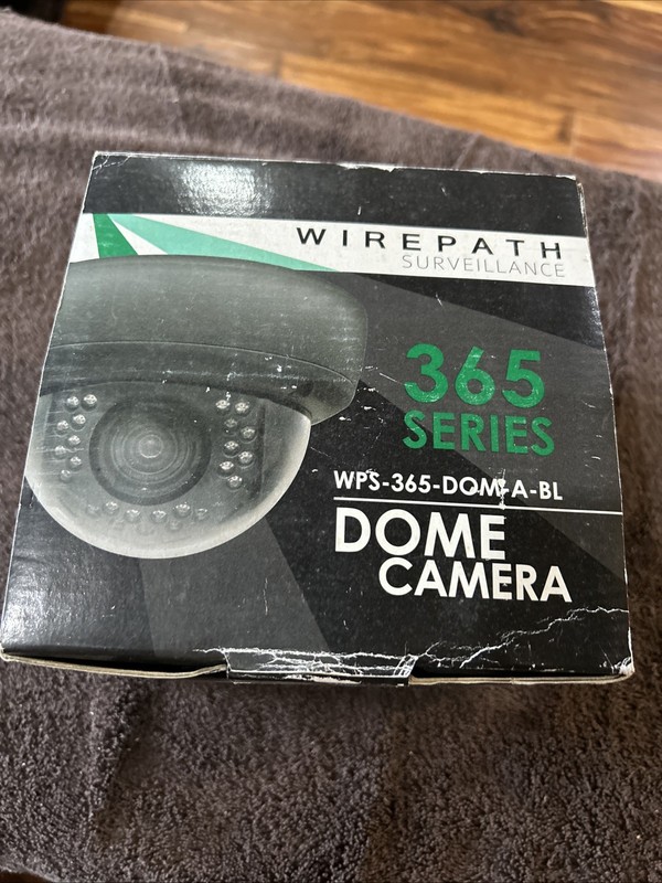 WirePath WPS-365-DOM-A-BL Security Surveillance Dome Camera New