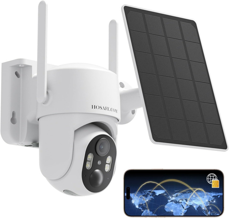 4G LTE Cellular Security Cameras Wireless Outdoor,2K No Wifi Security Camera, So