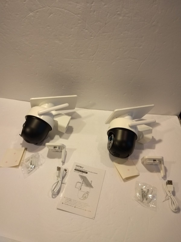 AOSU Wireless Solar Outdoor Security Cameras Bundle - 2 gallery