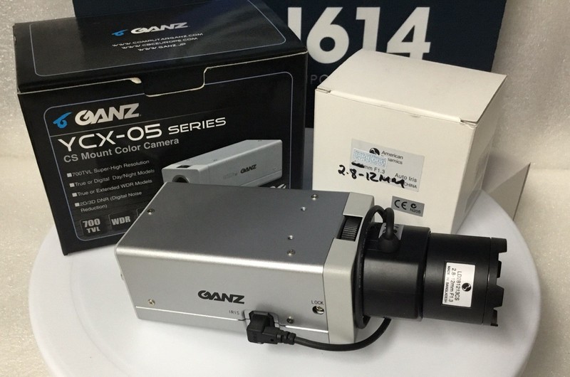 GANZ YCX-05 Security Color Camera W/2.8-12mm 700TVL True WDR True Day/Night NEW! gallery
