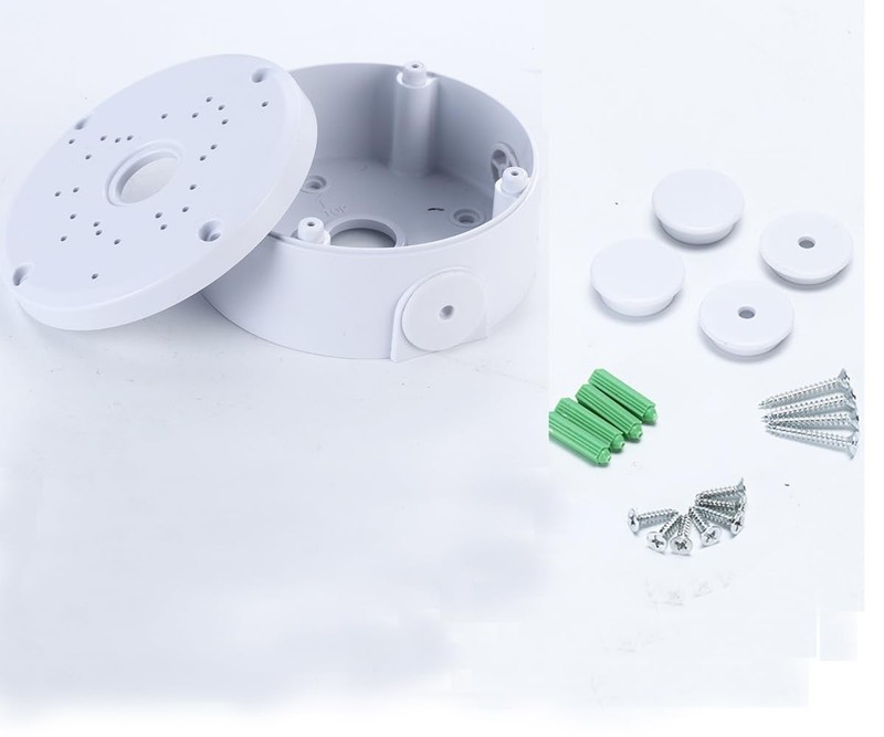 Plastic Universal Junction Box for Bullet & Dome IP Security Camera Mount Bra gallery