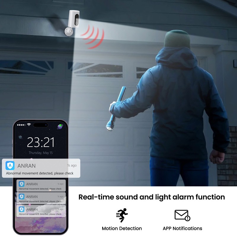 No WiFi 4G LTE Cellular Solar Security Camera Outdoor Wireless Home 2 Way Audio gallery