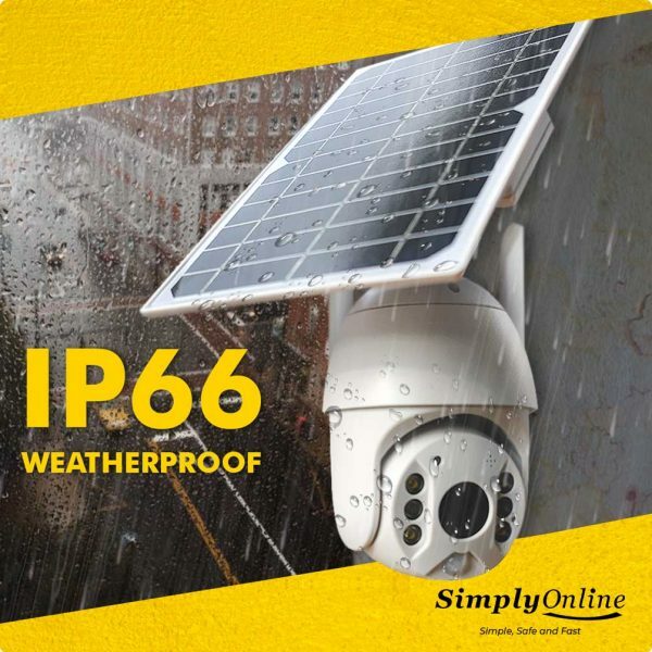 4G Solar Powered Cable Free 24/7 Security PTZ camera + 32 GB SD CARD gallery