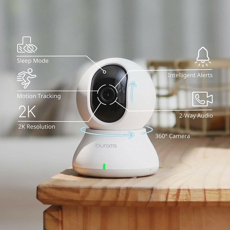Security Camera 2K blurams Baby Monitor Dog Camera 360-degree for Home Securi... gallery