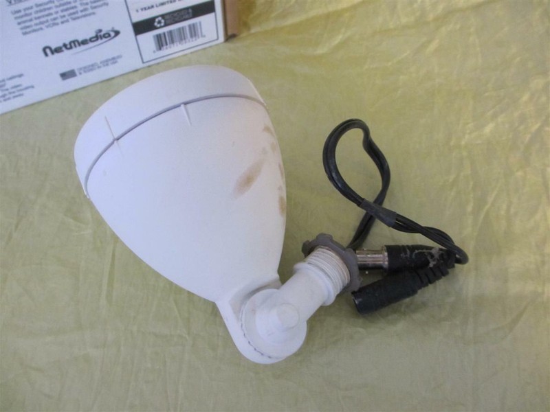 AS-IS USED SCE2 Netmedia security Indoor/ outdoor weatherproof color camera gallery